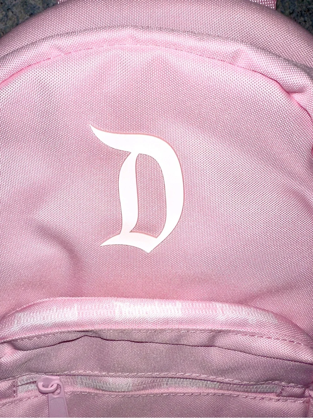 Disneyland Disney Parks “D” Pink Mini Backpack New 2026 New Powder Light